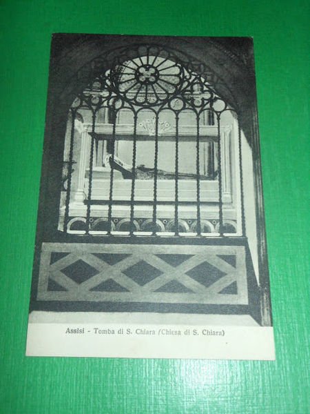 Cartolina Assisi - Tomba di S. Chiara ( Chiesa di …