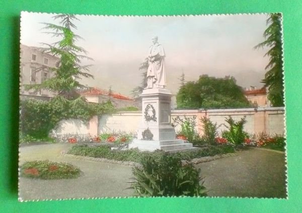 Cartolina Rovereto - Monumento ad Antonio Rosmini - 1960