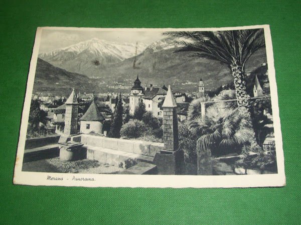 Cartolina Merano - Panorama 1938