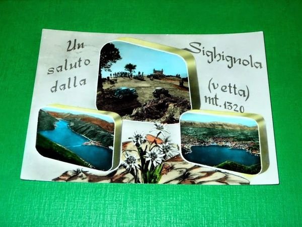 Cartolina Un saluto dalla Sighignola (vetta) - Vedute diverse 1960