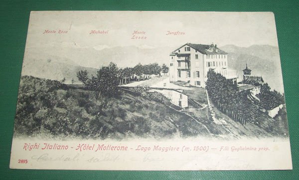 Cartolina Stresa - Righi Italiano - Hotel Mottarone 904
