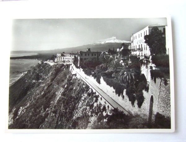 Cartolina Taormina - Albergo Metropole 1940 ca