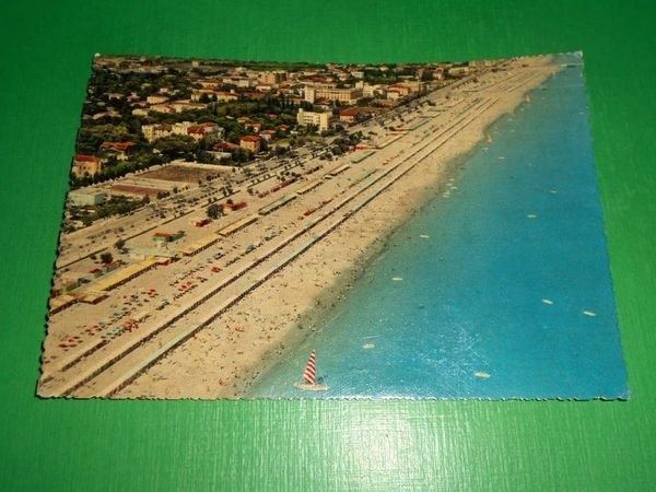 Cartolina Riccione - Veduta aerea 1960