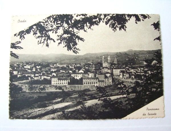 Cartolina Ovada - Panorama generale 1940 ca | Immagine principale