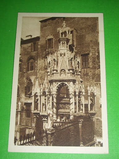 Cartolina Pubblicità Ramazzotti Verona Tombe Scaligeri.