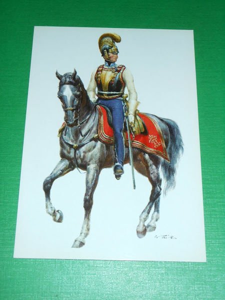 Cartolina Militaria Uniformi - Austrian Empire - Kurassier-Stabsoffizier | Immagine principale