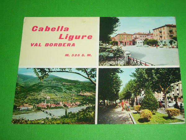 Cartolina Cabella Ligure (Al) - Vedute diverse 1960 ca