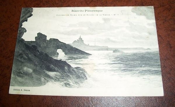 Cartolina Biarritz Pittoresque - Vue panoramique 1908 | Immagine principale