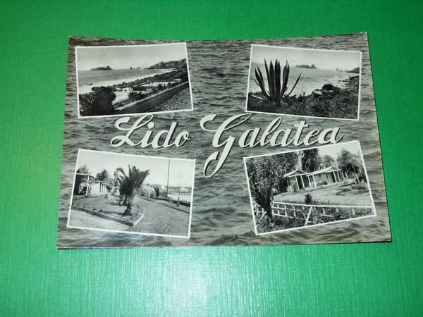 Cartolina Acitrezza ( Catania ) - Lido Galatea - Vedute …