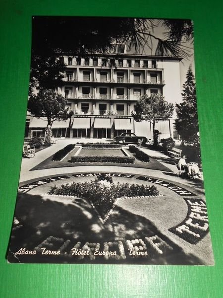 Cartolina Abano Terme - Hotel Europa Terme 1959