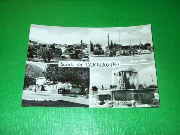 Cartolina Saluti da Cervaro ( Frosinone ) - Vedute diverse …