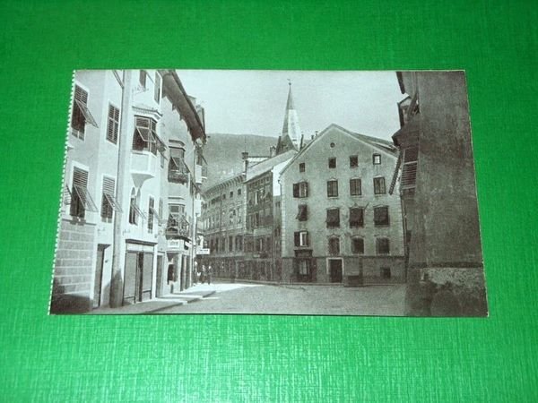 Cartolina Bressanone - Via Mercato Vecchio 1920 ca