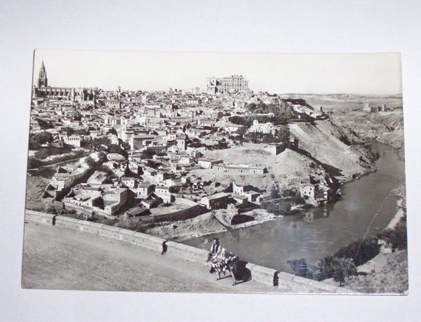 Cartolina Toledo - Panorama 1950 ca