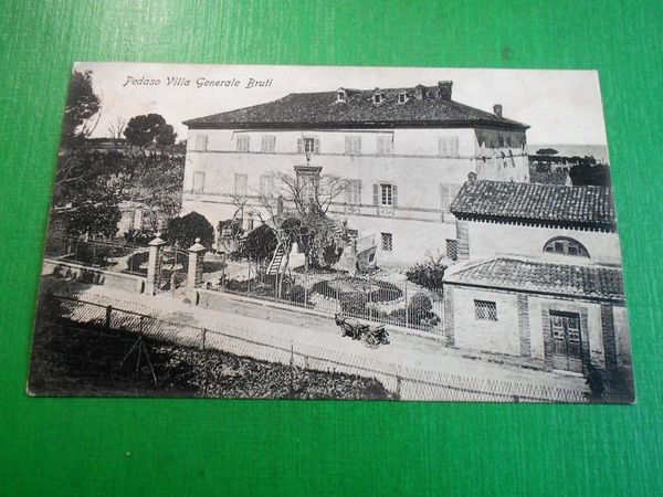 Cartolina Pedaso - Villa Generale Bruti 1907.