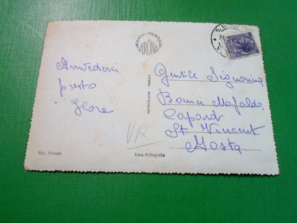 Cartolina Monteforte ( Verona ) - Particolare 1958.
