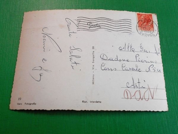 Cartolina Pavia - Piazza Emanuele Filiberto 1956. | Immagine Gallery 2