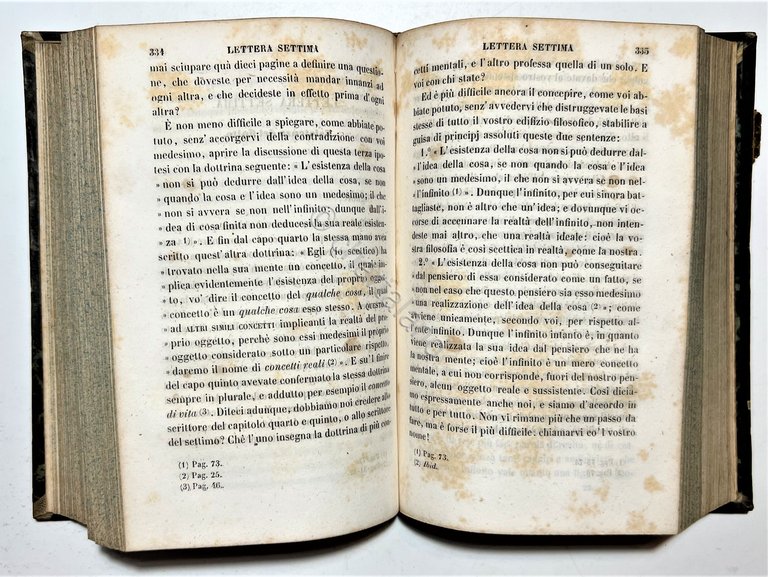 A. Franchi - Filosofia Delle Scuole Italiane - ed. 1852