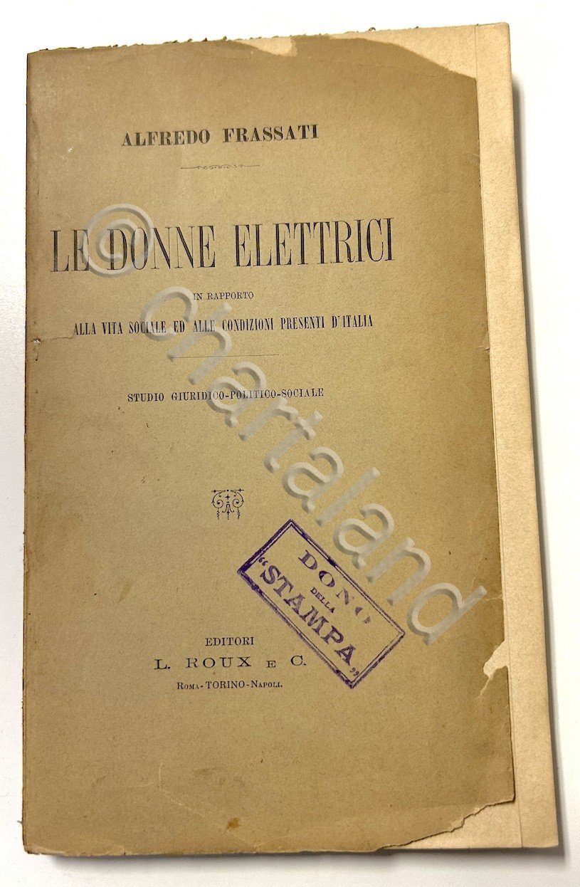 A. Frassati - Le donne elettrici in rapporto a vita …