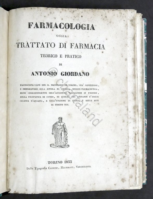 A. Giordano - Farmacologia ossia Trattato di farmacia teorico e … | Immagine Gallery 2