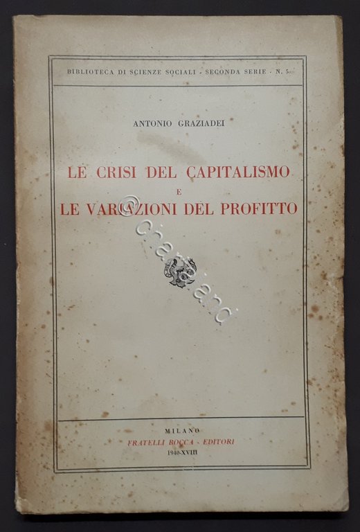 A. Graziadei - Le crisi del capitalismo e le variazioni …