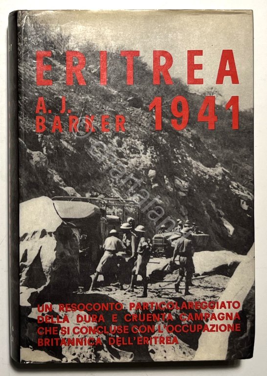 A. J. Barker - Eritrea 1941 - ed. 1968