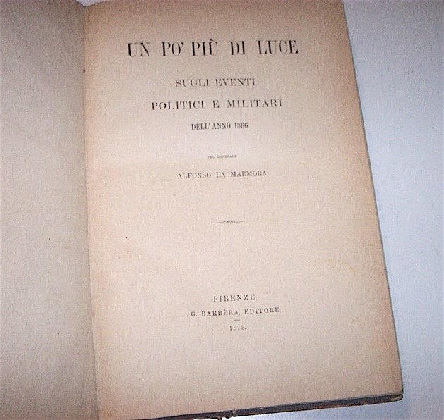 A. La Marmora - Un po' più di luce su … | Immagine principale