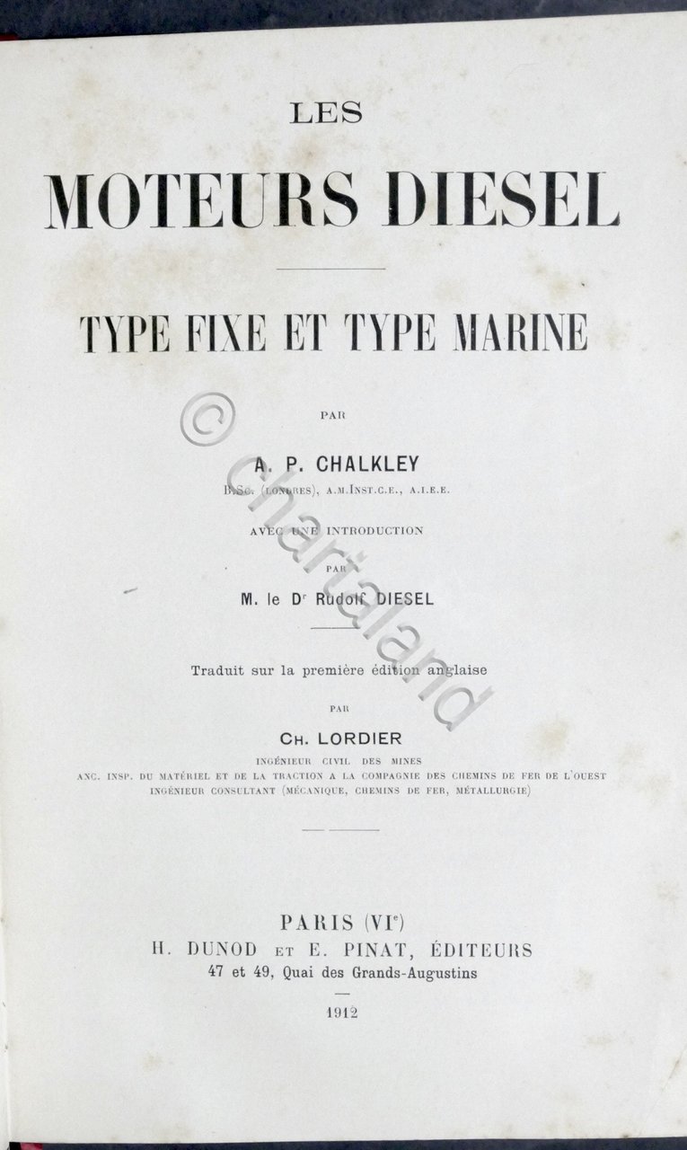 A. P. Chalkley - Les moteurs Diesel type fixe et …
