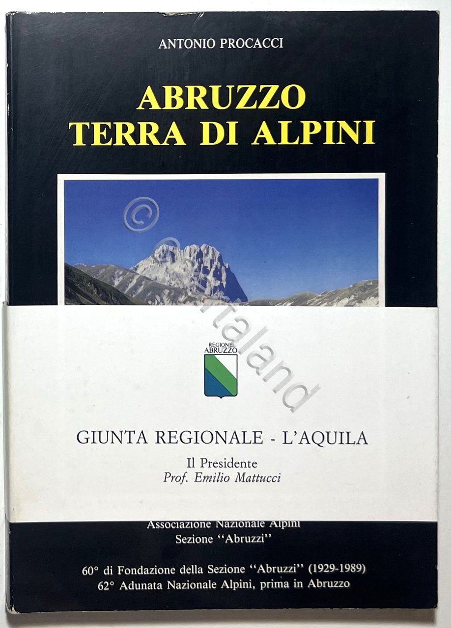 A. Procacci - Abruzzo Terra di Alpini - ed. 1989 | Immagine principale
