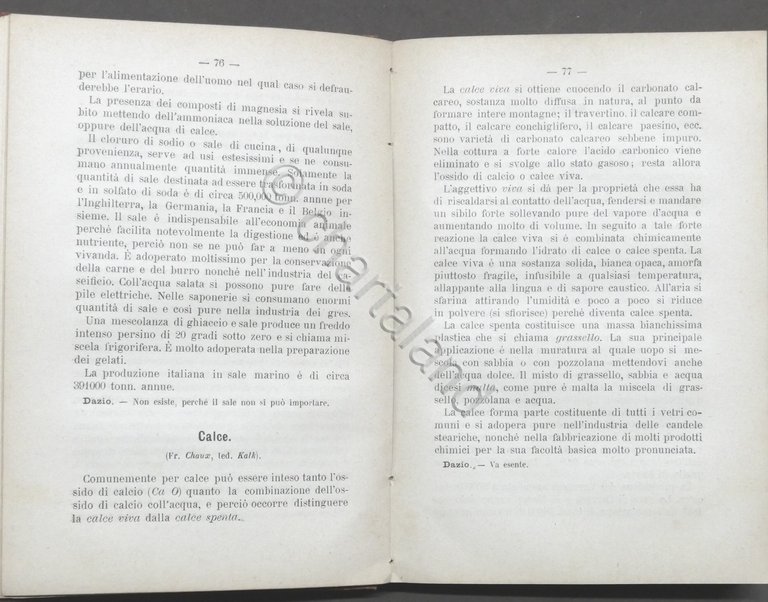 A. Romegialli - Trattato di Merceologia e conoscenza delle merci …
