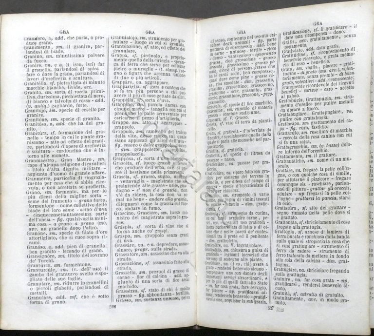 A. Sergent - N. Tommaseo - Vocabolario della lingua italiana …