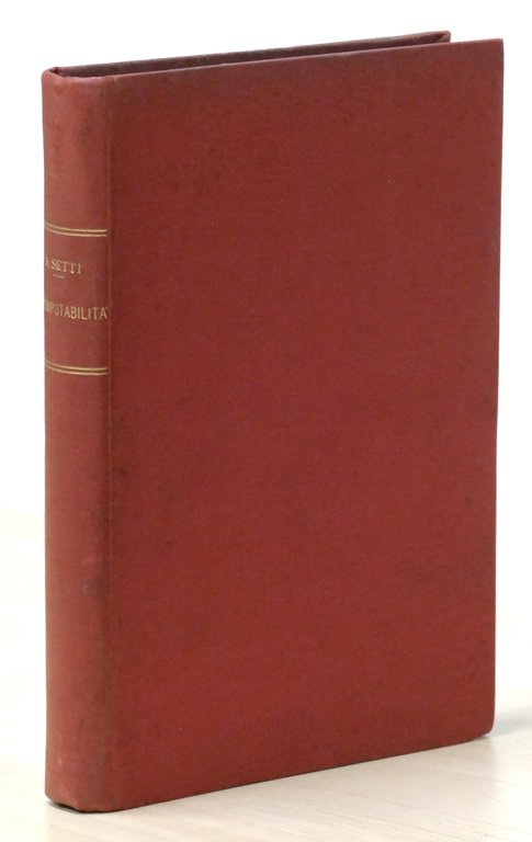 A. Setti - Dell'imputabilità - Diritto e procedura penale e … | Immagine Gallery 2