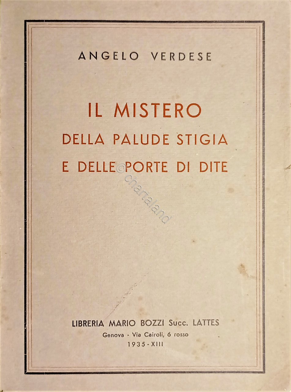 A. Verdese - Il Mistero della Palude Stigia e delle … | Immagine principale