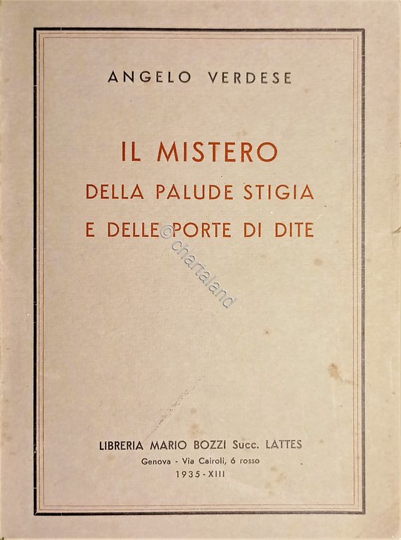 A. Verdese - Il Mistero della Palude Stigia e delle … | Immagine Gallery 2