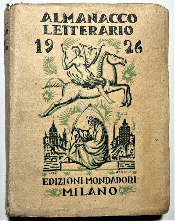 AA. VV. - Almanacco Letterario 1926 - ed. 1926 Mondadori