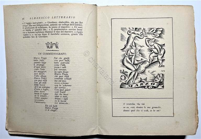 AA. VV. - Almanacco Letterario 1926 - ed. 1926 Mondadori