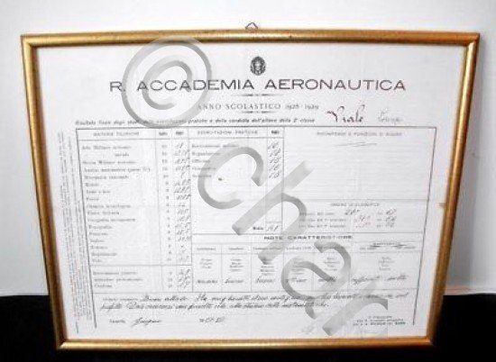 Accademia Aeronautica Caserta - Esito Anno Scolastico 1928 - 1929