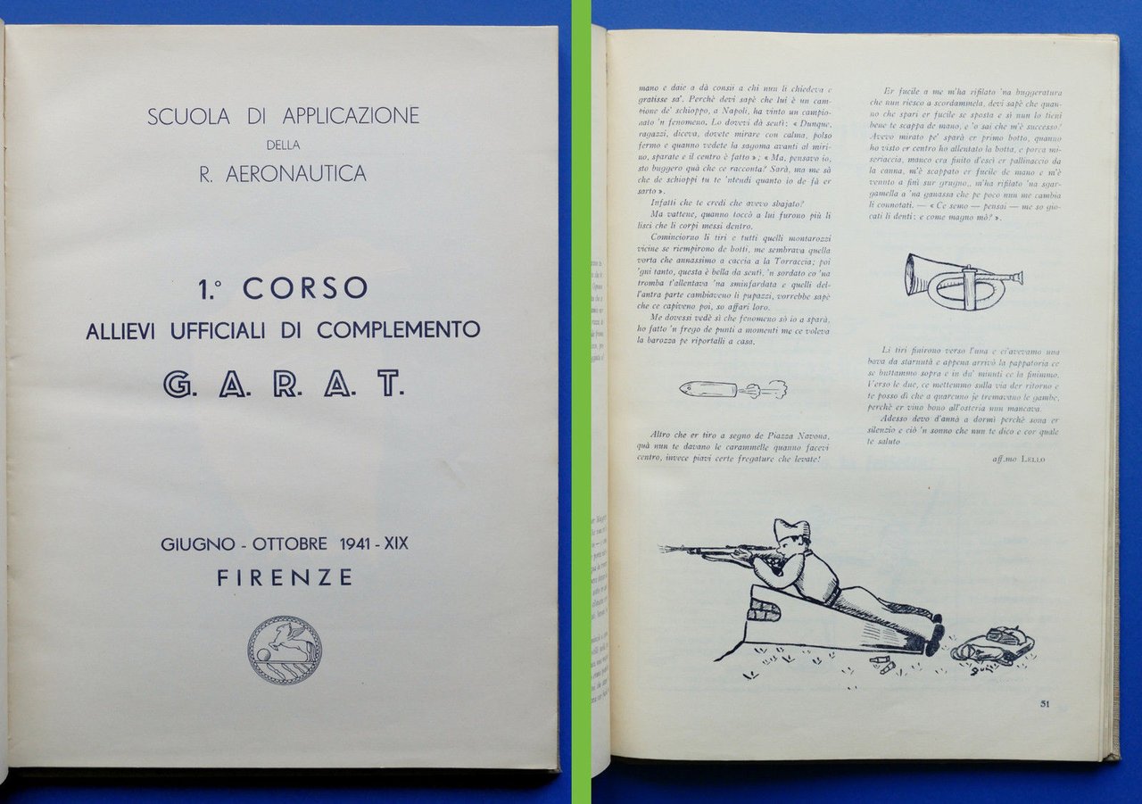 Aeronautica - 1° Corso allievi ufficiali di complemento G.A.R.A.T. Firenze … | Immagine principale