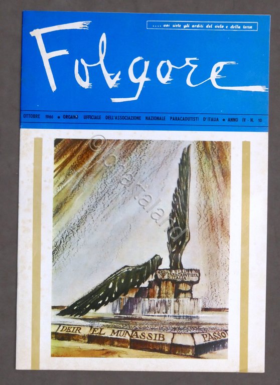 Aeronautica - Folgore - Giornale dei Paracadutisti - N. 10 …