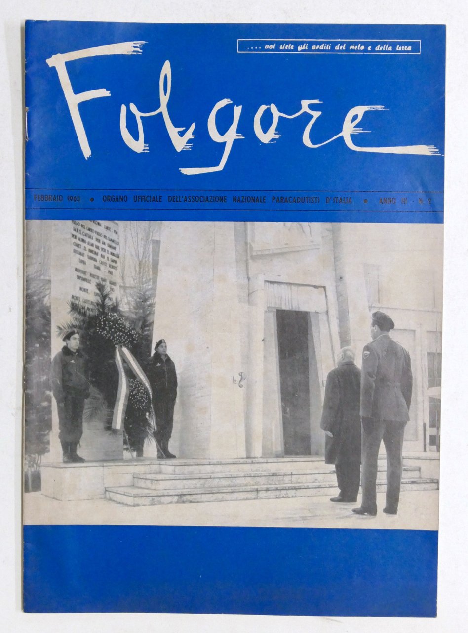 Aeronautica - Folgore - Giornale dei Paracadutisti - N. 2 …