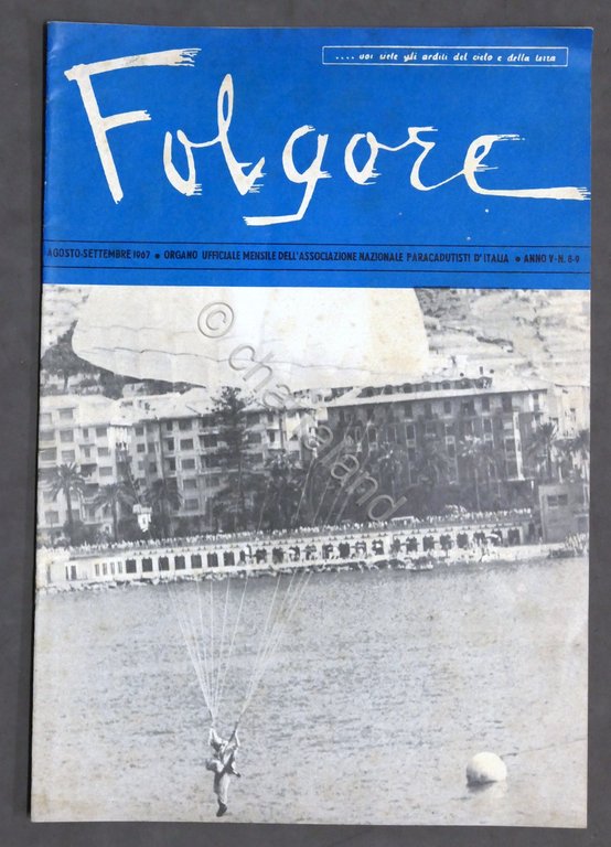Aeronautica - Folgore - Giornale dei Paracadutisti - N. 8 …