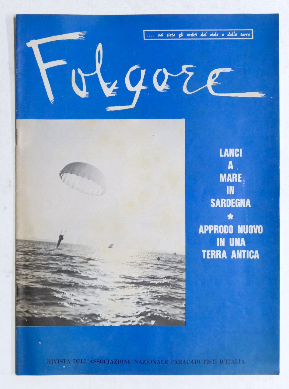 Aeronautica - Folgore - Rivista Paracadutisti d'Italia - N. 1 …