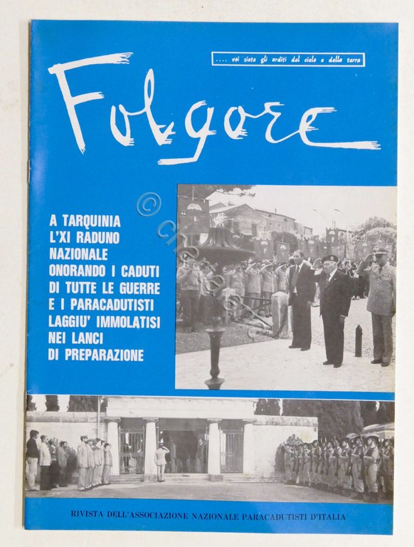 Aeronautica - Folgore - Rivista Paracadutisti d'Italia - N. 10 …