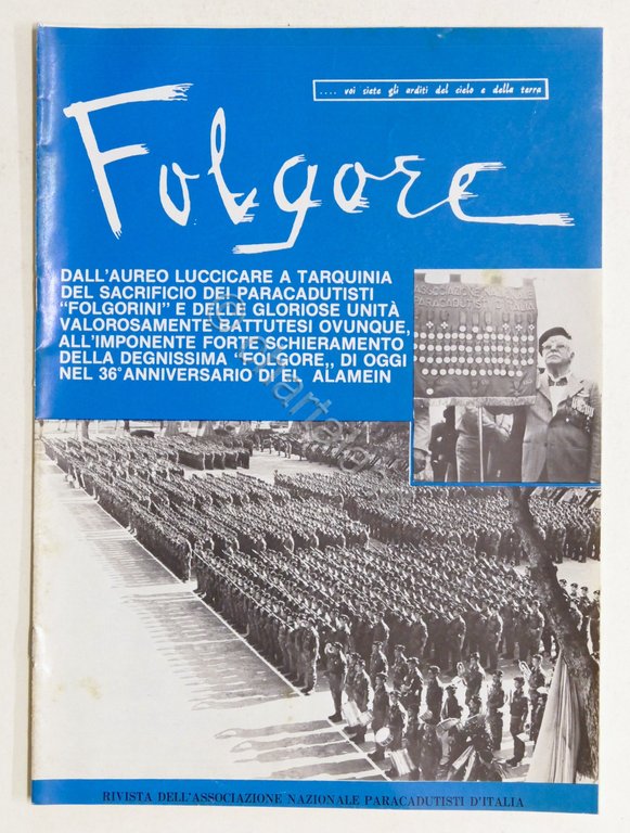 Aeronautica - Folgore - Rivista Paracadutisti d'Italia - N. 11 …