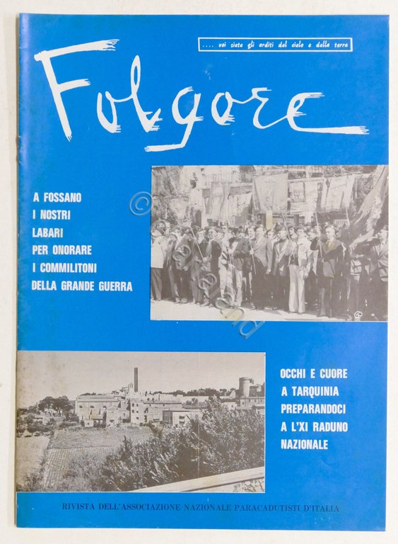 Aeronautica - Folgore - Rivista Paracadutisti d'Italia - N. 7 …
