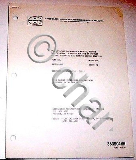 Aeronautica FIAT G 222 Air turbine engine starter 1976 | Immagine Gallery 2