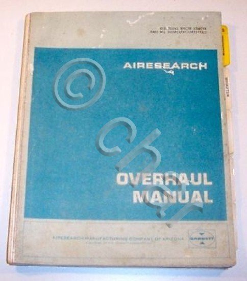 Aeronautica FIAT G 222 Manual Engine starter 1981
