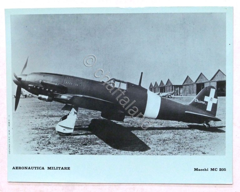 Aeronautica Militare Italiana - Fotografia velivolo Macchi MC 205 - … | Immagine Gallery 2