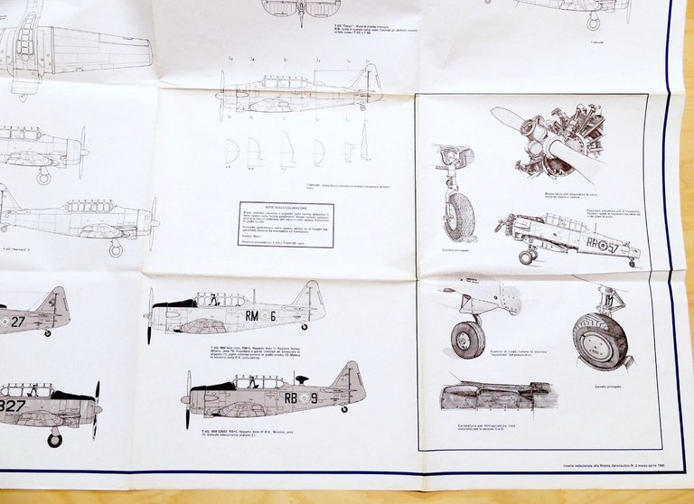 Aeronautica Modellismo Aereo - Disegni tecnici modello North American T-6 …