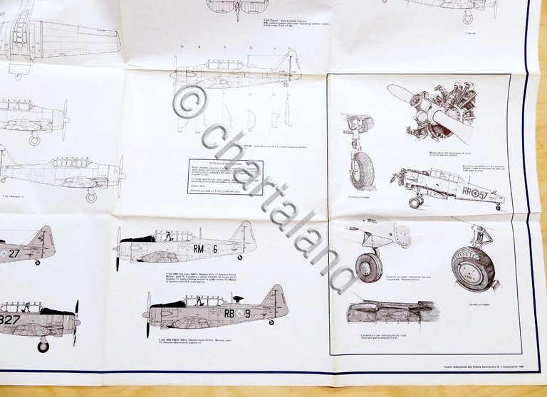 Aeronautica Modellismo Aereo - Disegni tecnici modello North American T-6 …