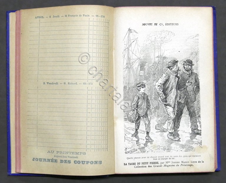 Agenda Printemps 1891 - Grands Magasins du Printemps